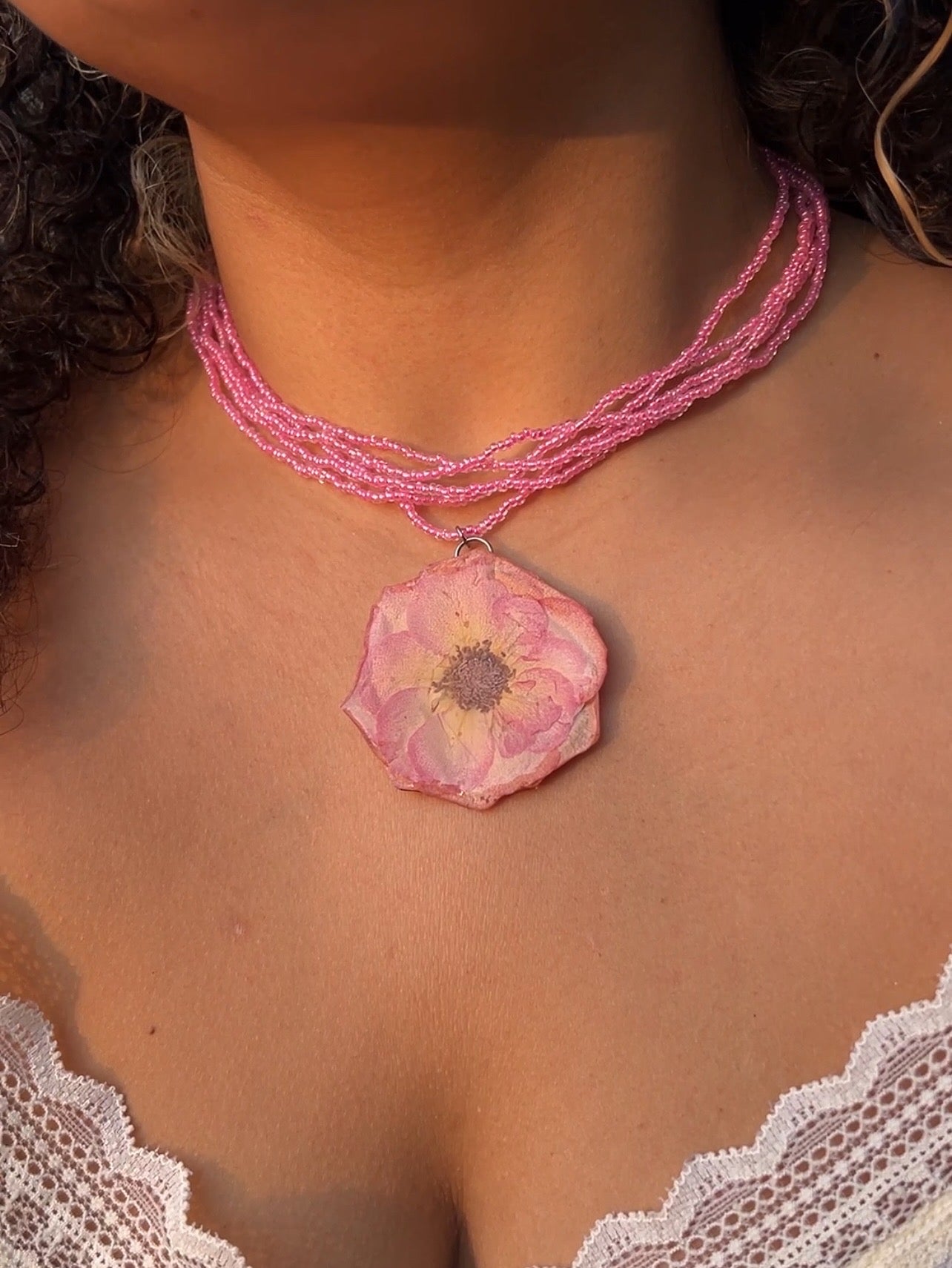 Rosy Necklace