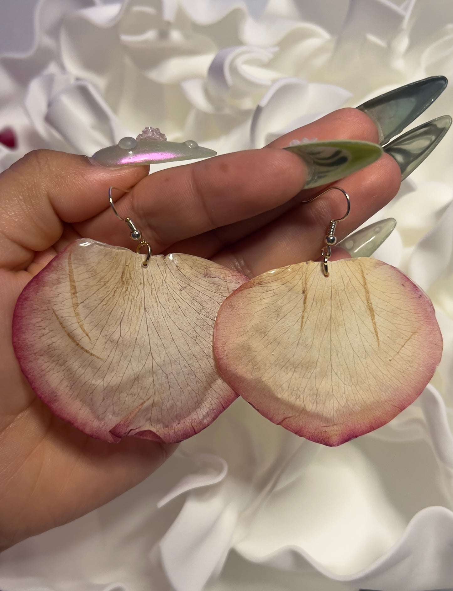 Rose Petal Earrings