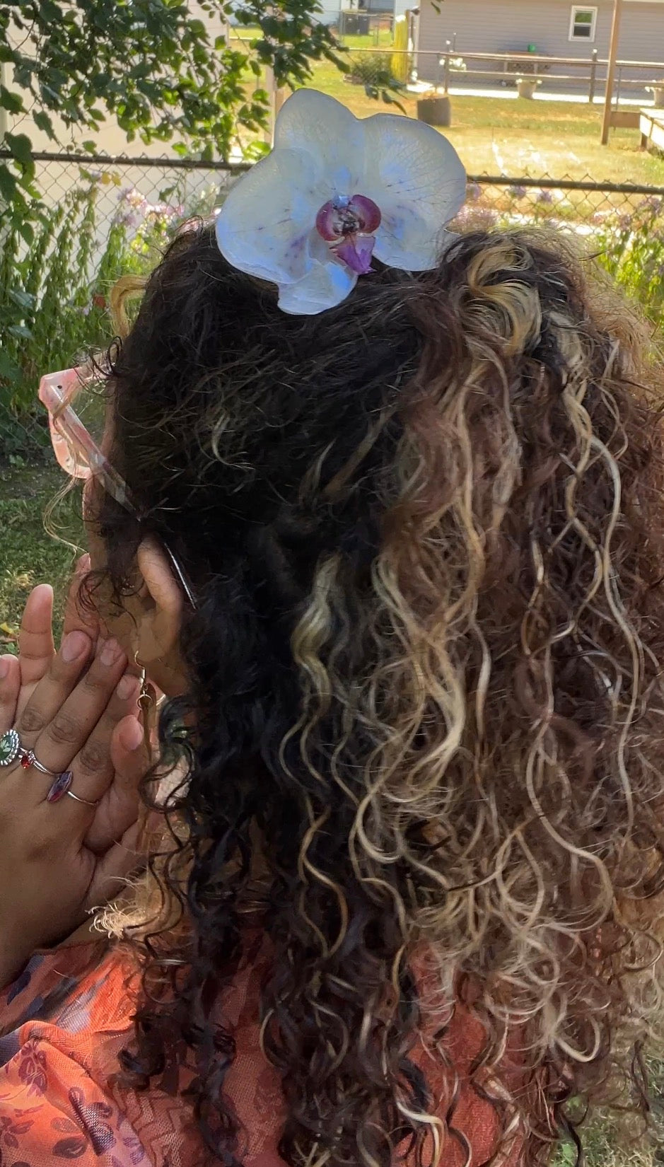 Cooler Than You Real Orchid Hair Pin (Lg)