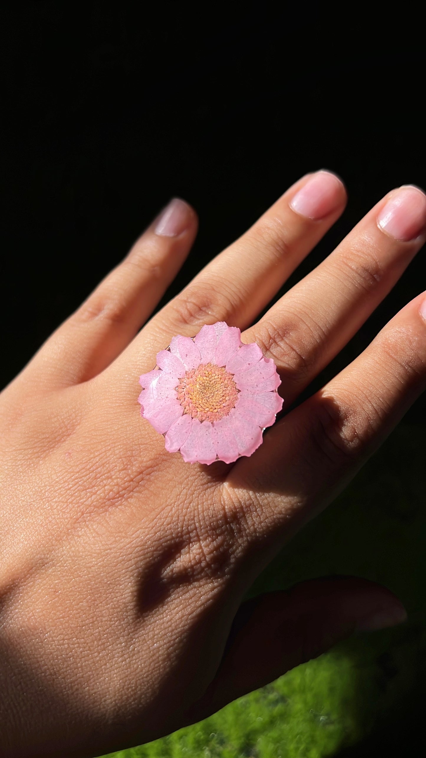 Ballerina Real Flower Ring