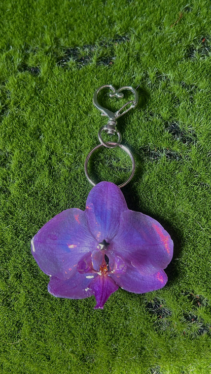 Starlet Real Orchid Purse Charm