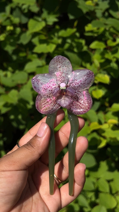 Fairy Angel Real Orchid Hair Pin (Med)