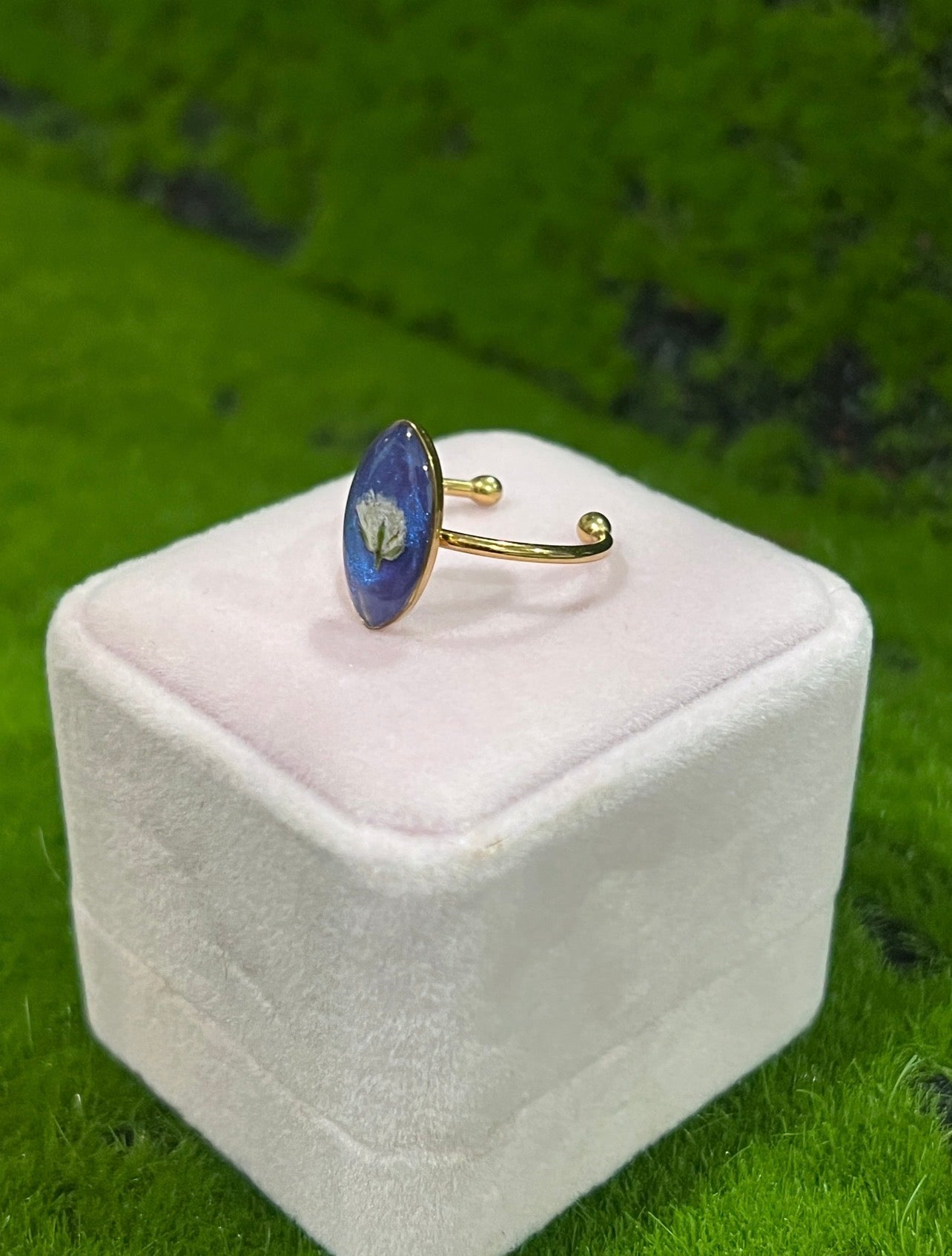 Flower Sky Real Flower Ring