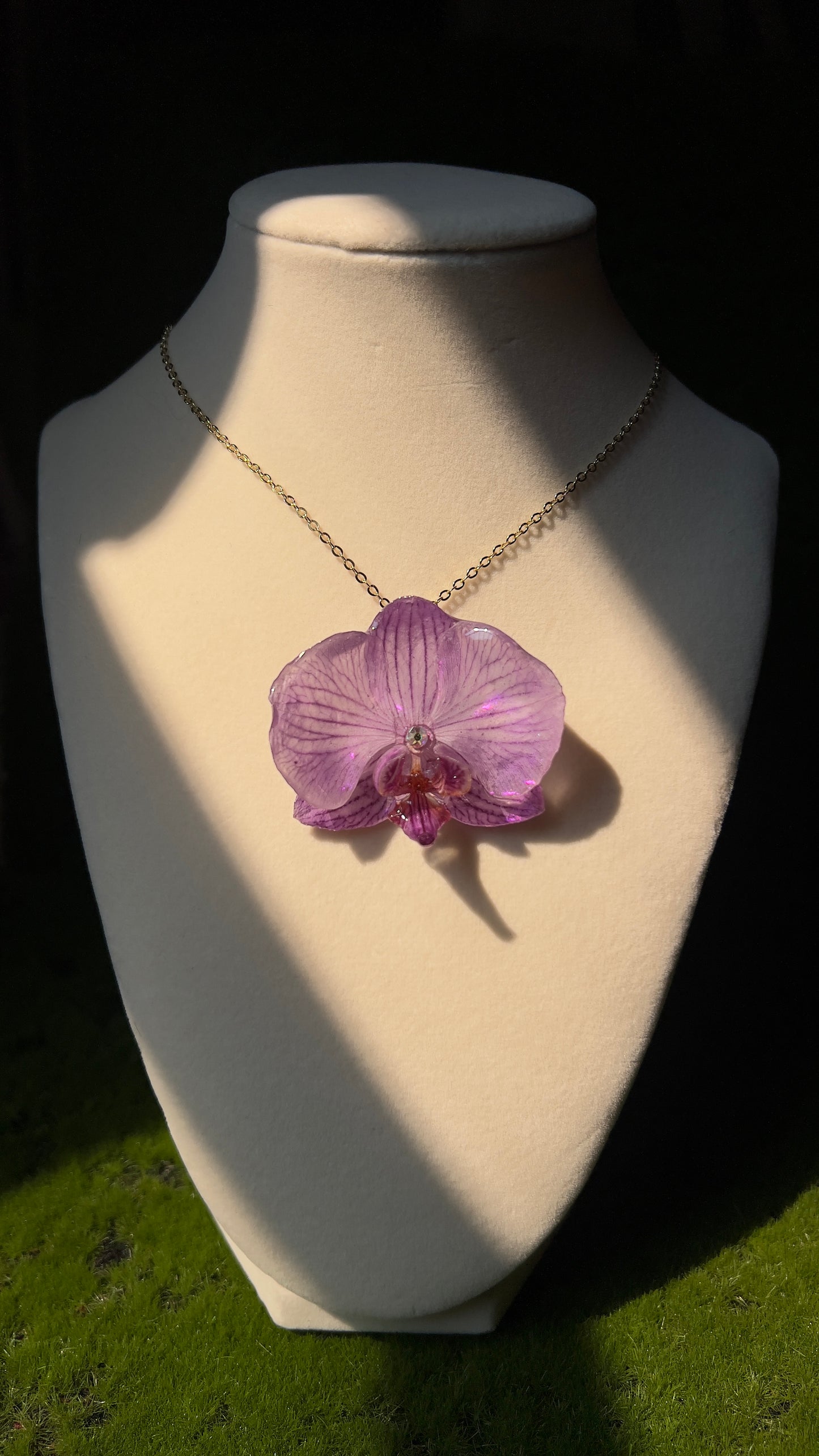 Lineage Real Orchid Necklace