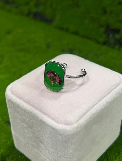 Garden Bouquet Real Flower Ring