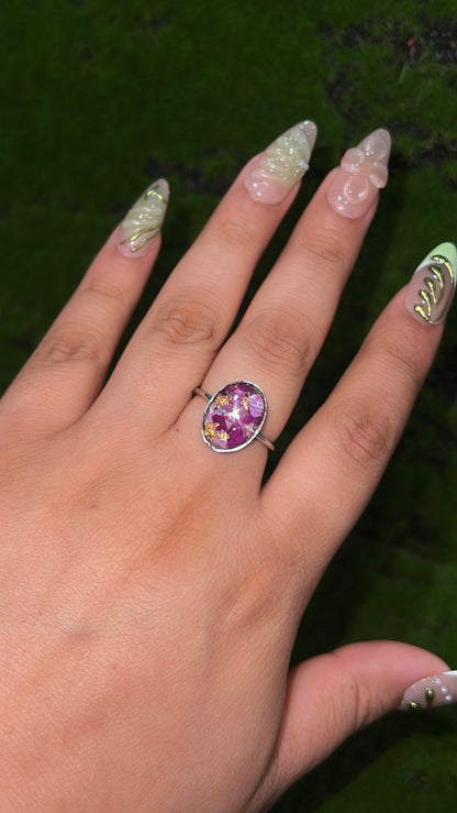 Fairy Petals 2 Real Flower Ring