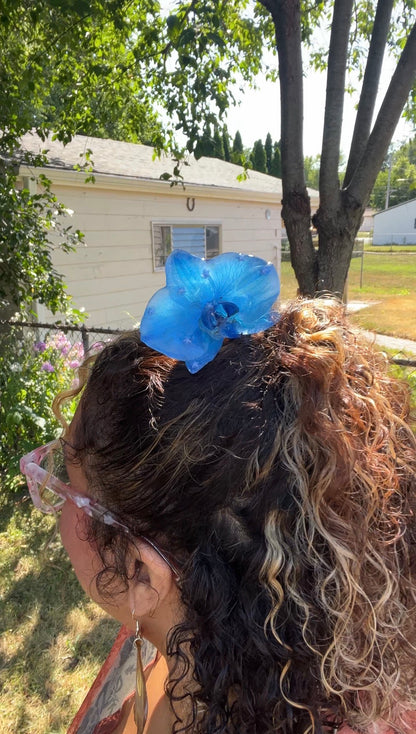 Ethereal Skies Real Orchid Hair Pin (Lg)