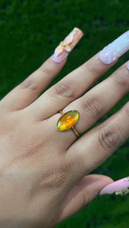 Tropical Gurl Real Flower Ring