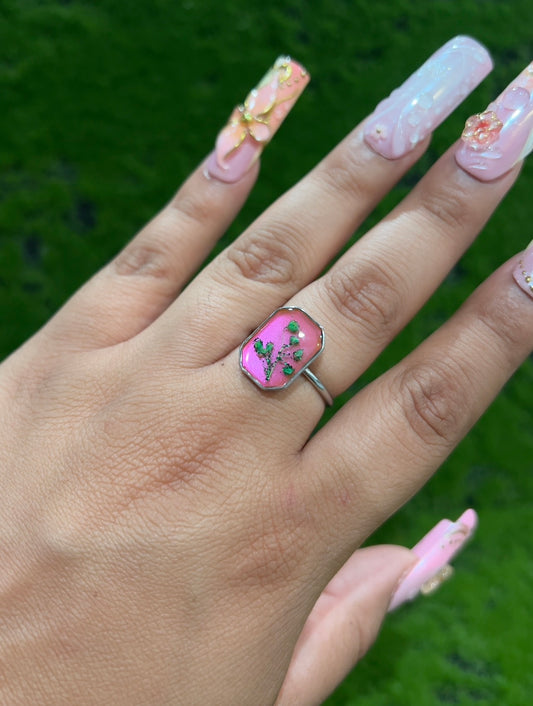 Pretty Jolly Real Flower Ring