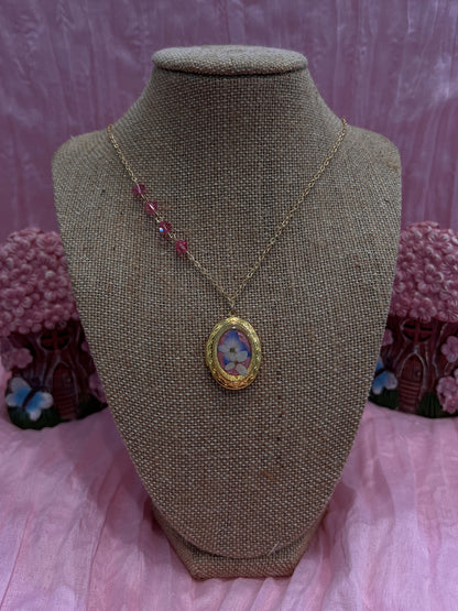 Hydrangea Girl Locket