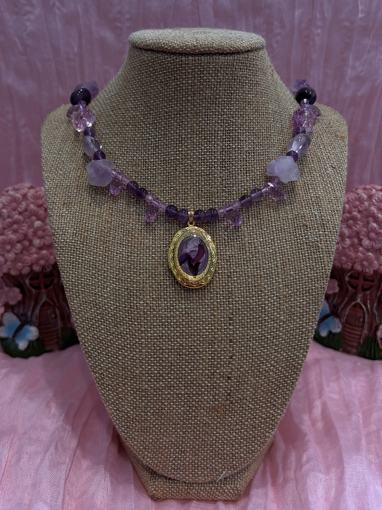 Amethyst Skies Locket