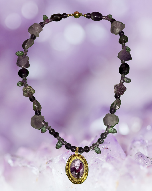 Amethyst Skies Locket