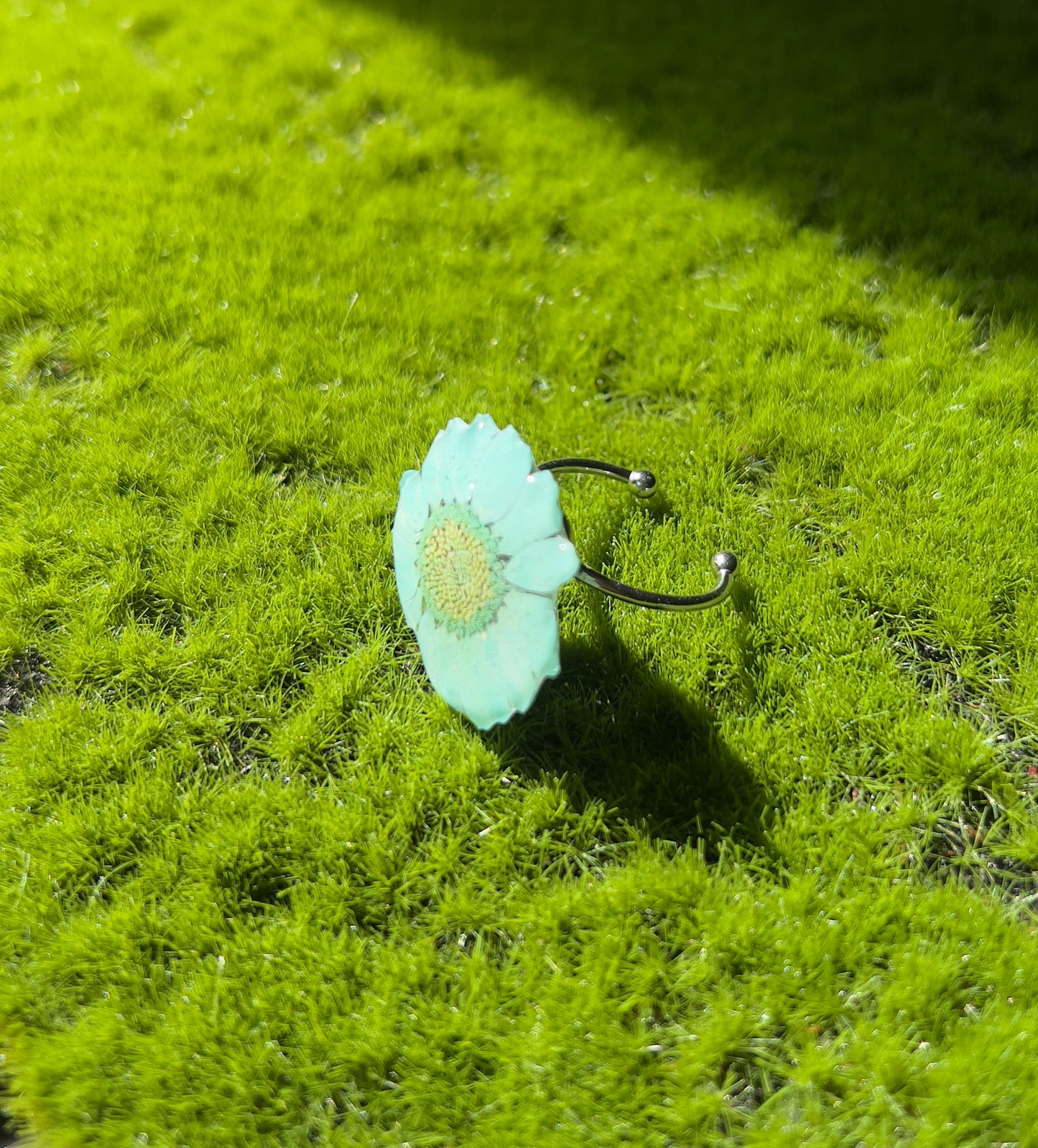 Sea Luminary Real Flower Ring