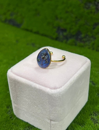 Reaching for the Stars Real Flower Ring