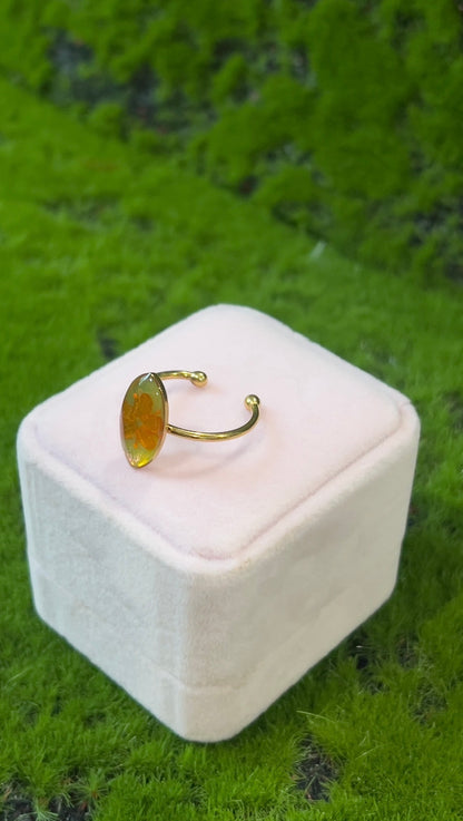 Tropical Gurl Real Flower Ring