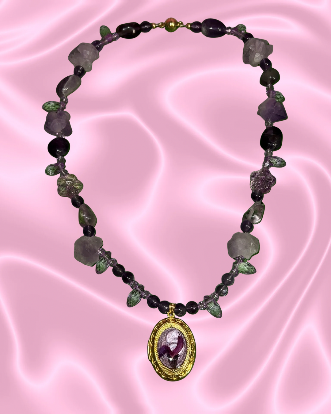 Amethyst Skies Locket
