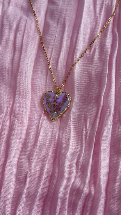 Acai Fields Heart Necklace
