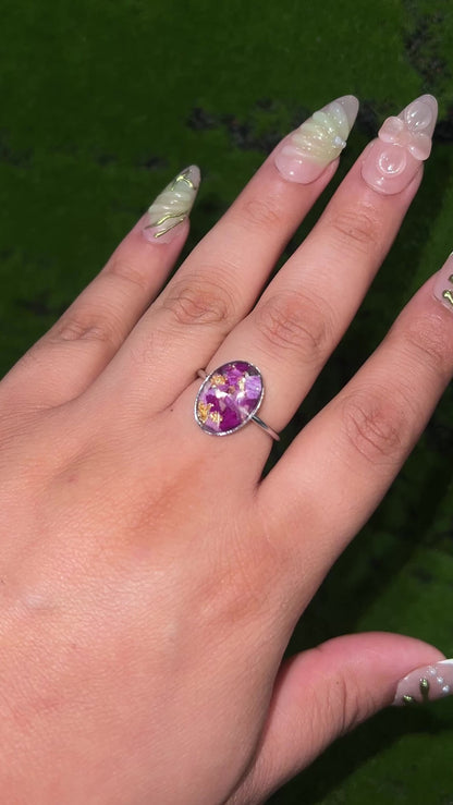 Fairy Petals 2 Real Flower Ring
