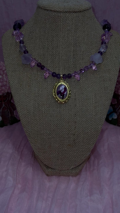 Amethyst Skies Locket