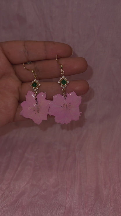 Larkspur Field Earrings