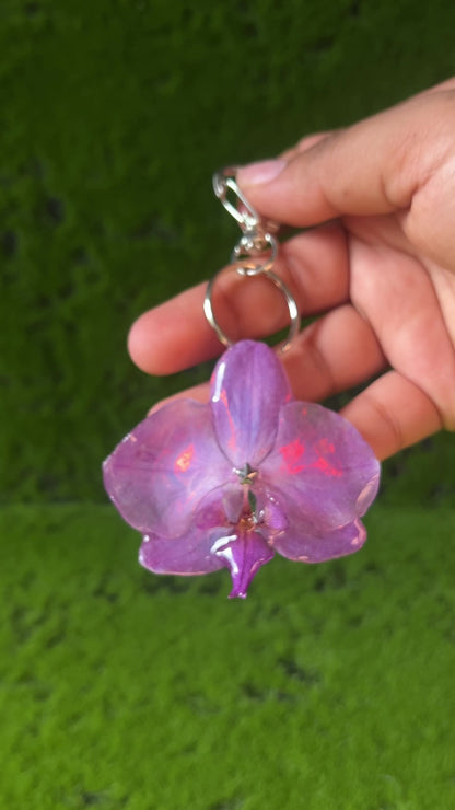 Starlet Real Orchid Purse Charm