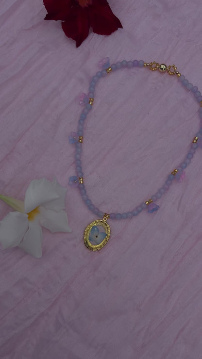 Hydrangea Kisses Locket