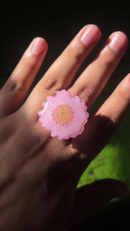 Ballerina Real Flower Ring