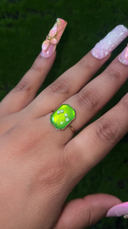 Garden Portal Real Flower Ring