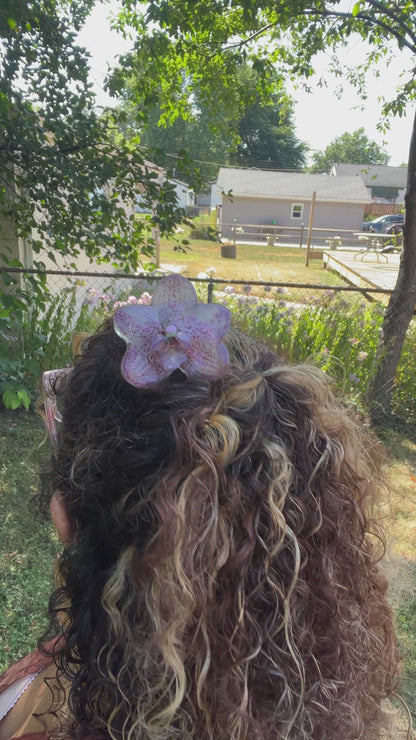 Fairy Angel Real Orchid Hair Pin (Med)
