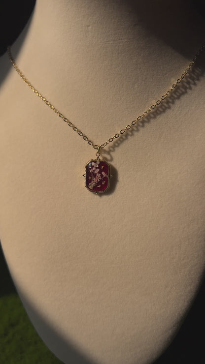 Love Lace Flower Necklace